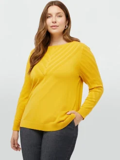 Fiorella Rubino Maglie E Felpe|Maglia Con Lavorazioni Diagonali