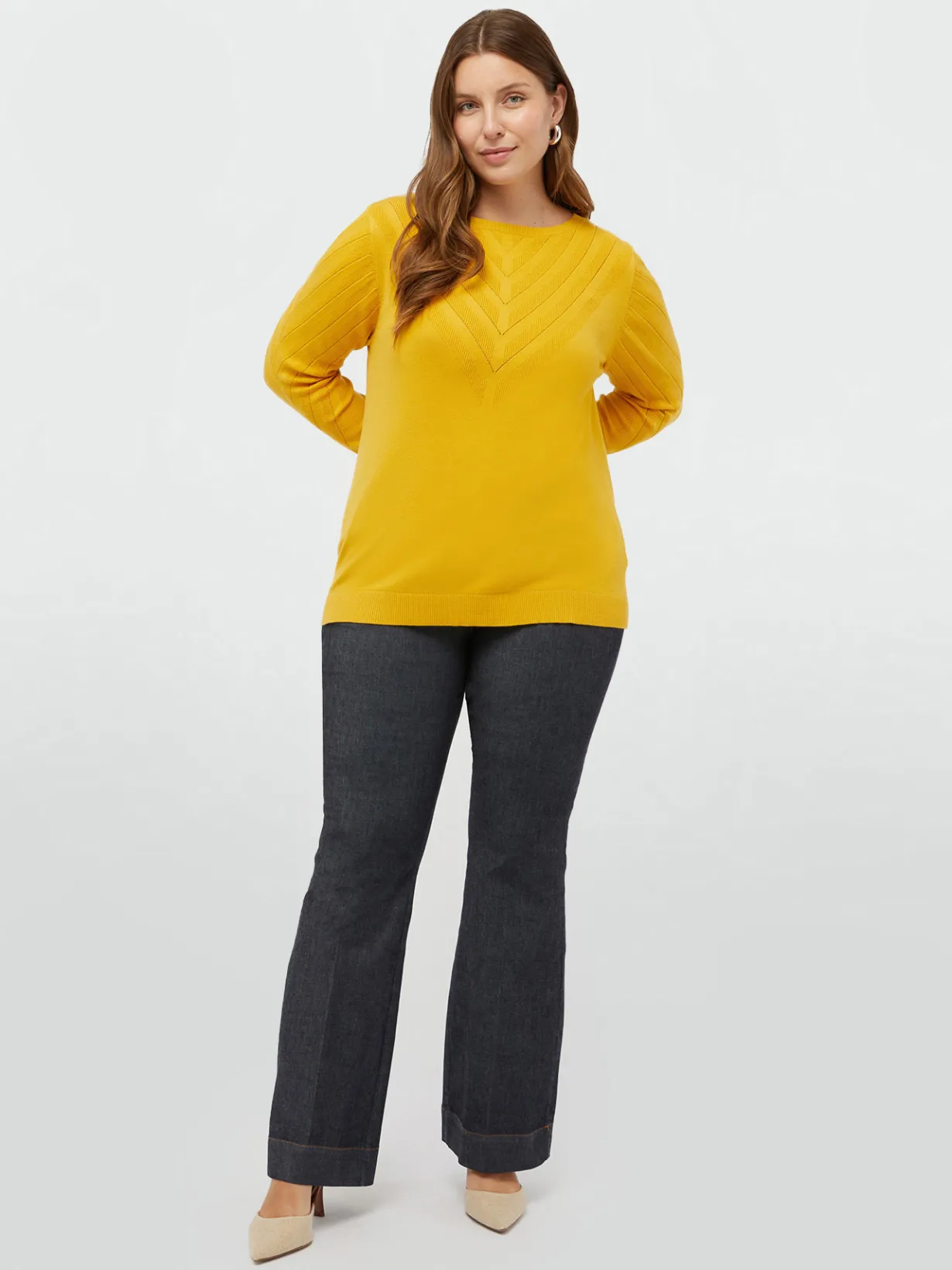 Fiorella Rubino Maglie E Felpe|Maglia Con Lavorazioni Diagonali