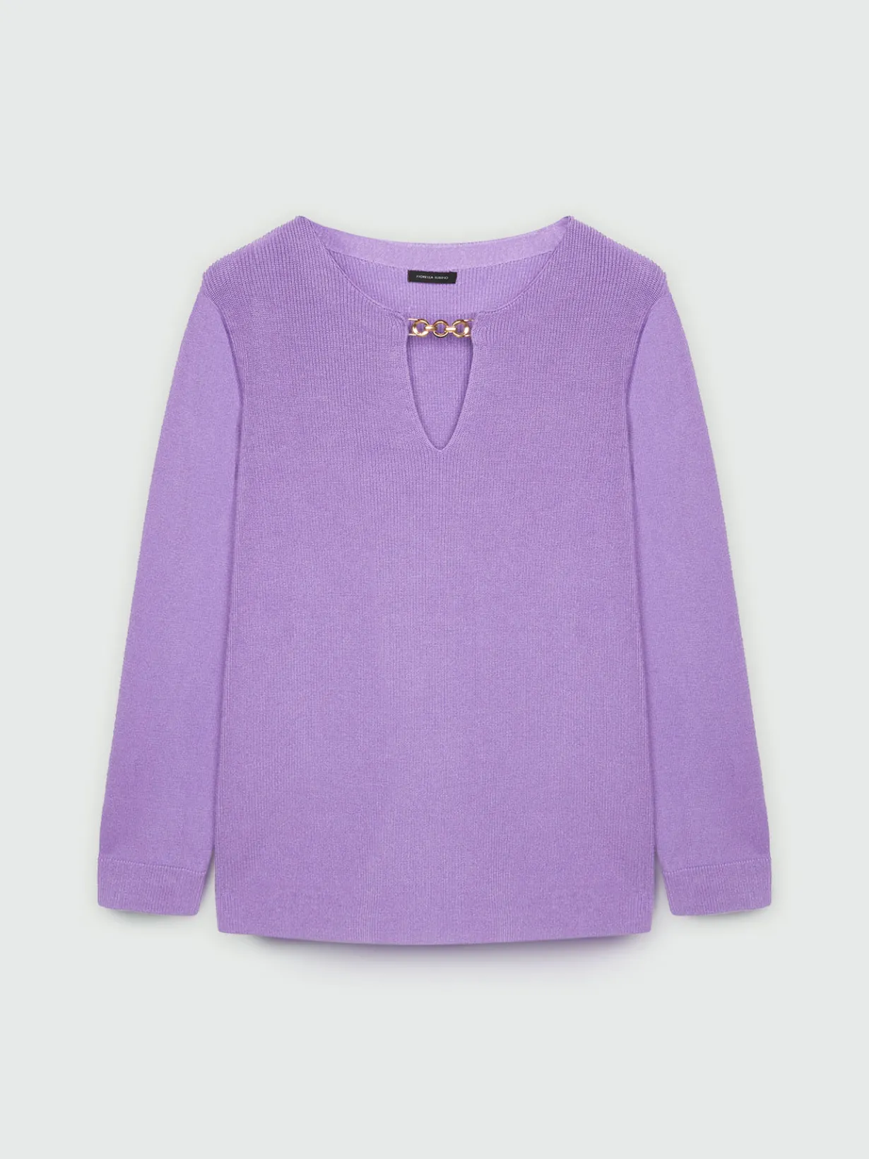 Fiorella Rubino Maglie E Felpe|Maglia Con Passante A Catena Sullo Scollo