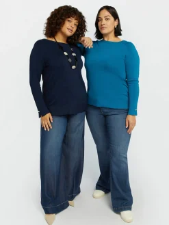 Fiorella Rubino Maglie E Felpe|Maglia In Viscosa LENZING™ ECOVERO™