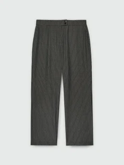 Fiorella Rubino Completi Colorati|Pantaloni|Pantaloni Dritti Gessati Con Strass