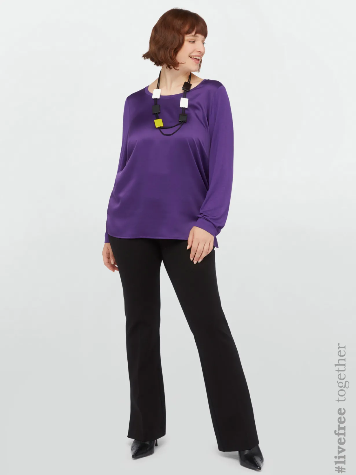 Fiorella Rubino Pantaloni|Pantaloni Flare In Viscosa LENZING™ ECOVERO™