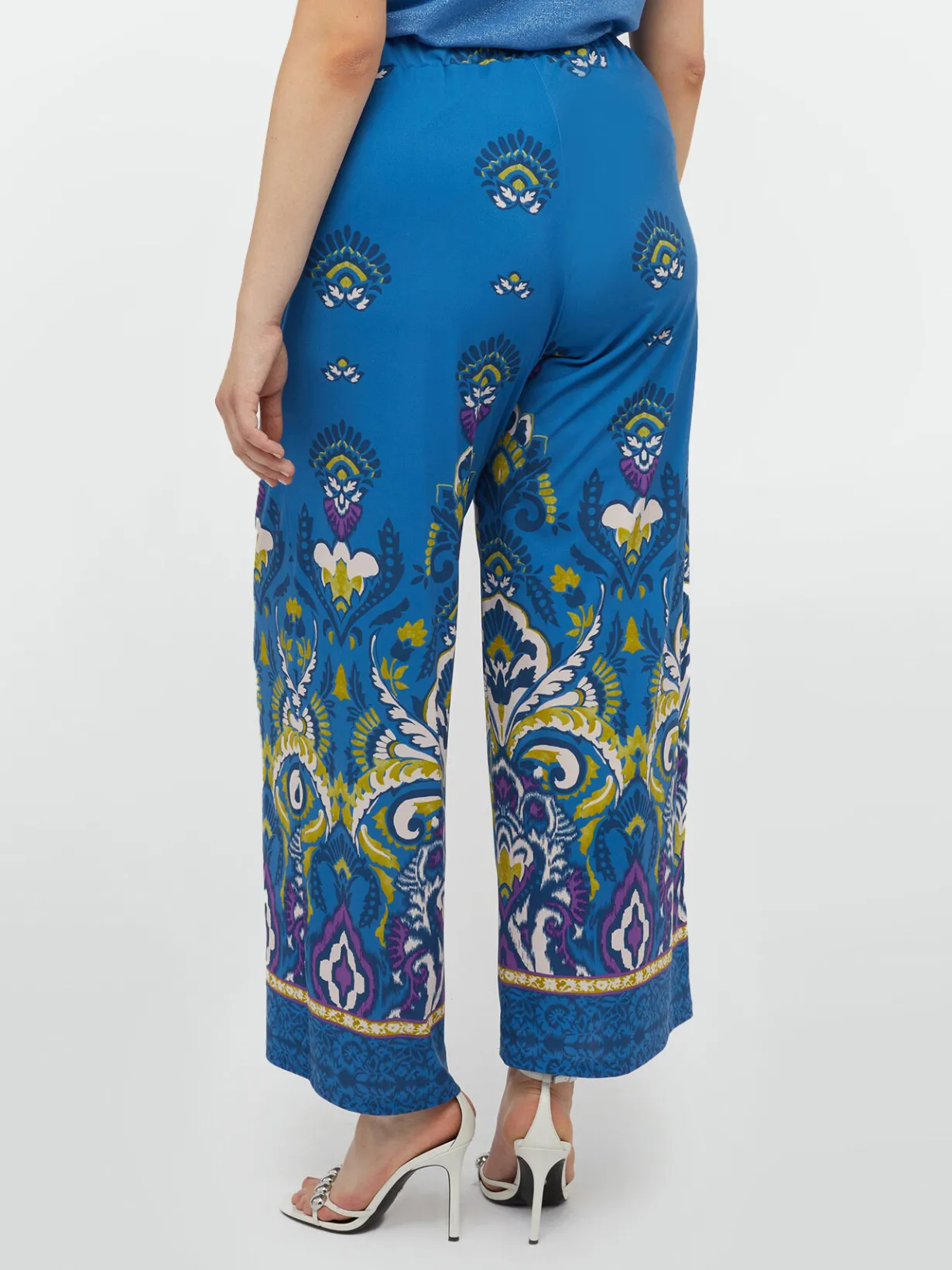 Fiorella Rubino Pantaloni|Pantaloni In Raso Stampato