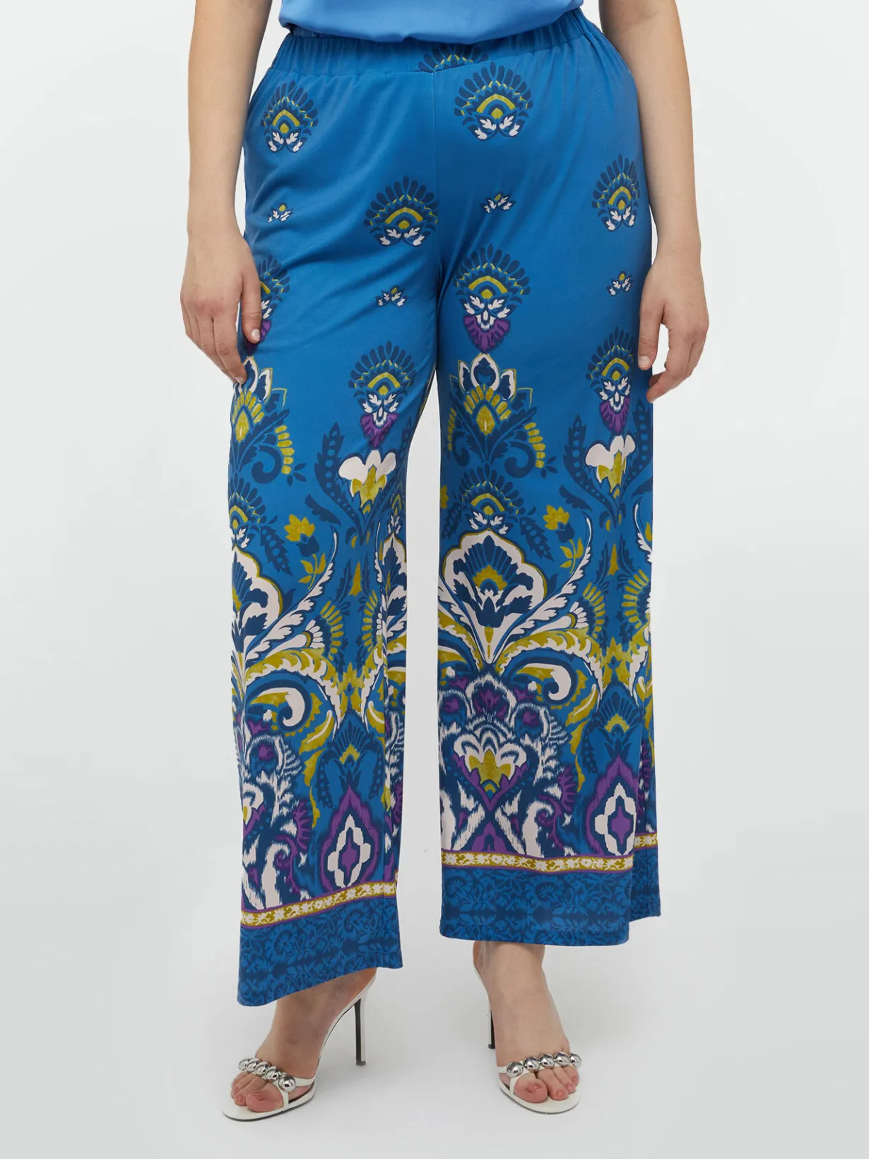 Fiorella Rubino Pantaloni|Pantaloni In Raso Stampato