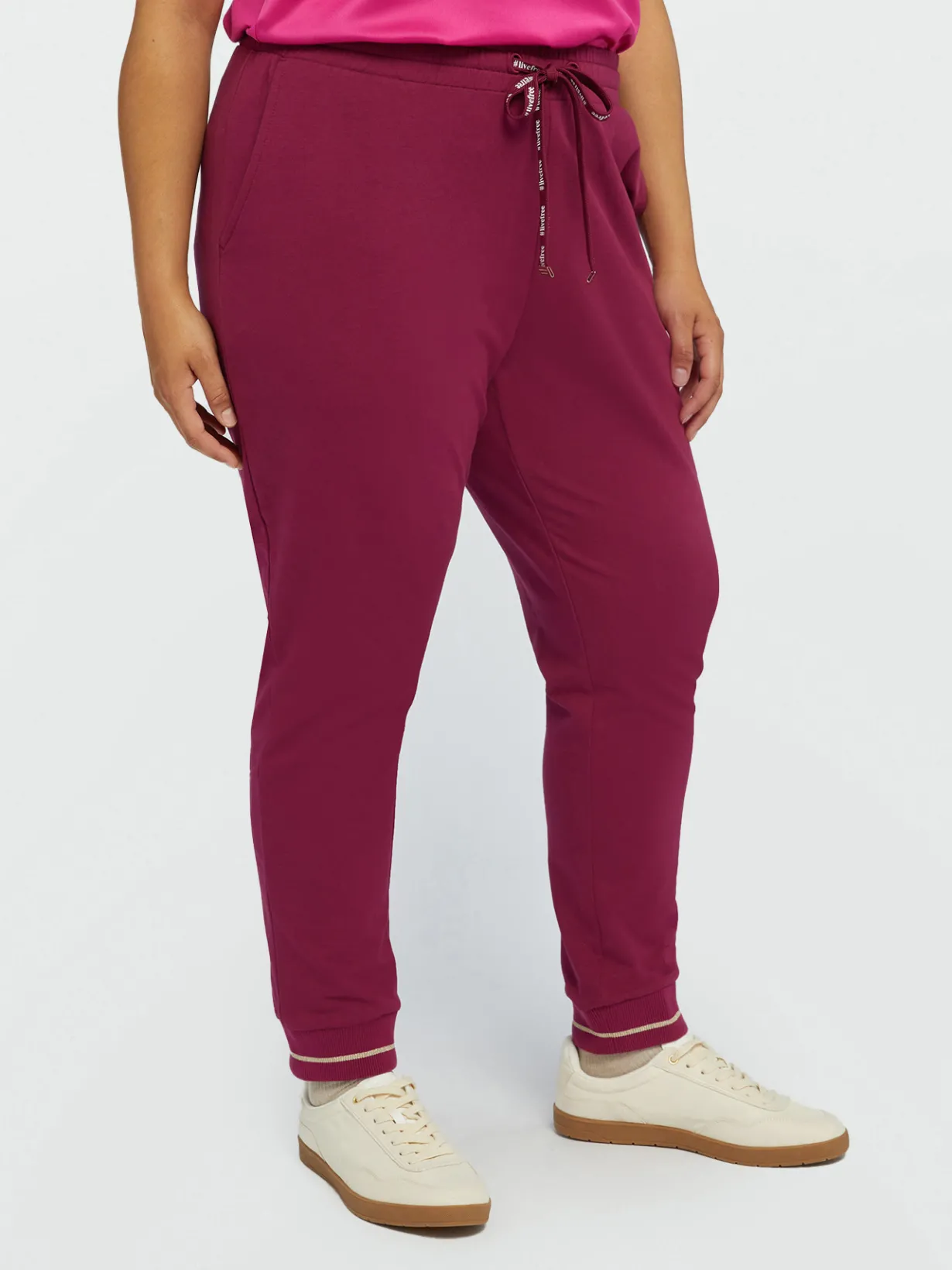 Fiorella Rubino Pantaloni|Pantaloni Joggers In Felpa