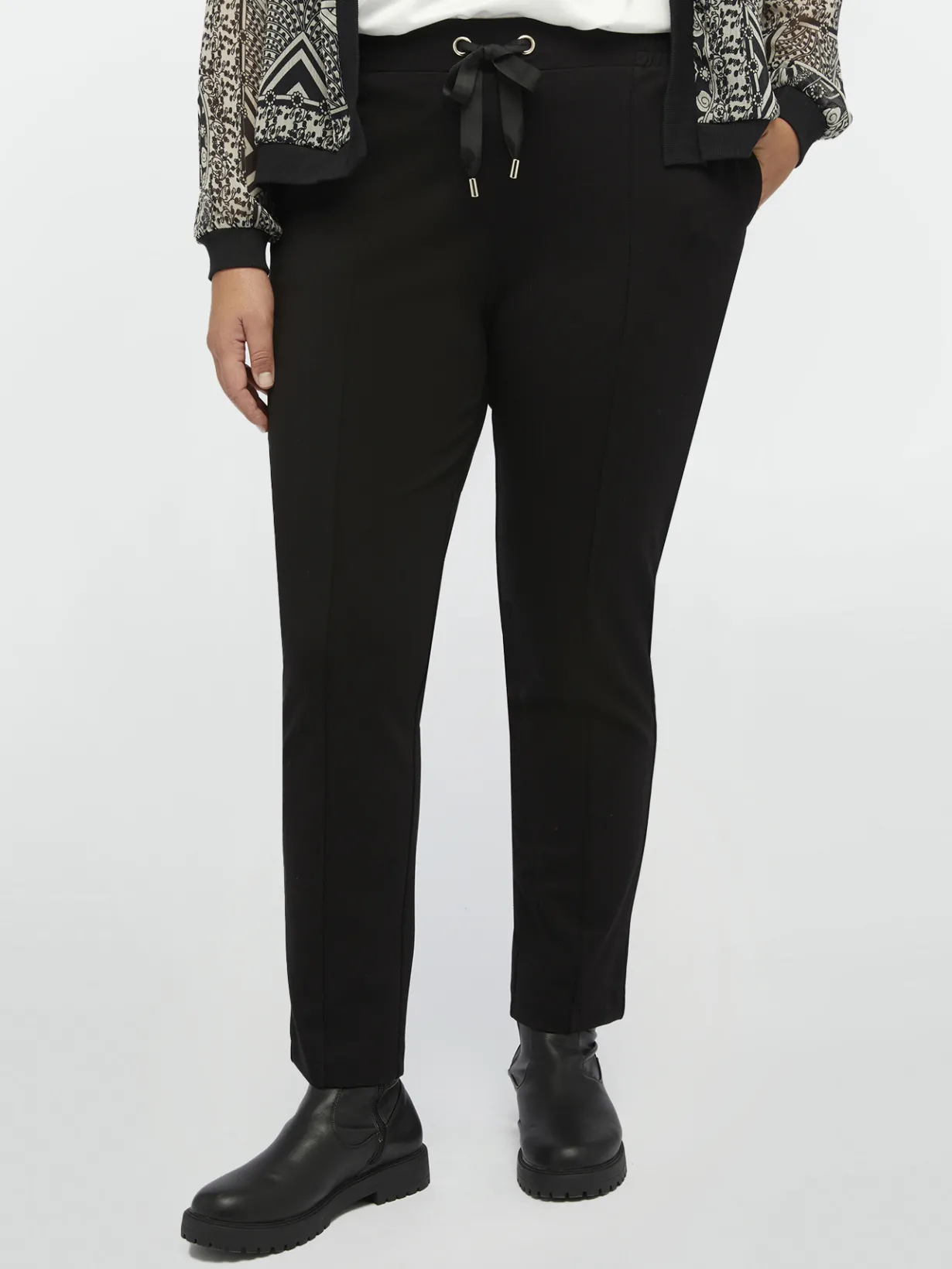 Fiorella Rubino Pantaloni|Pantaloni Joggers In Viscosa LENZING™ ECOVERO™