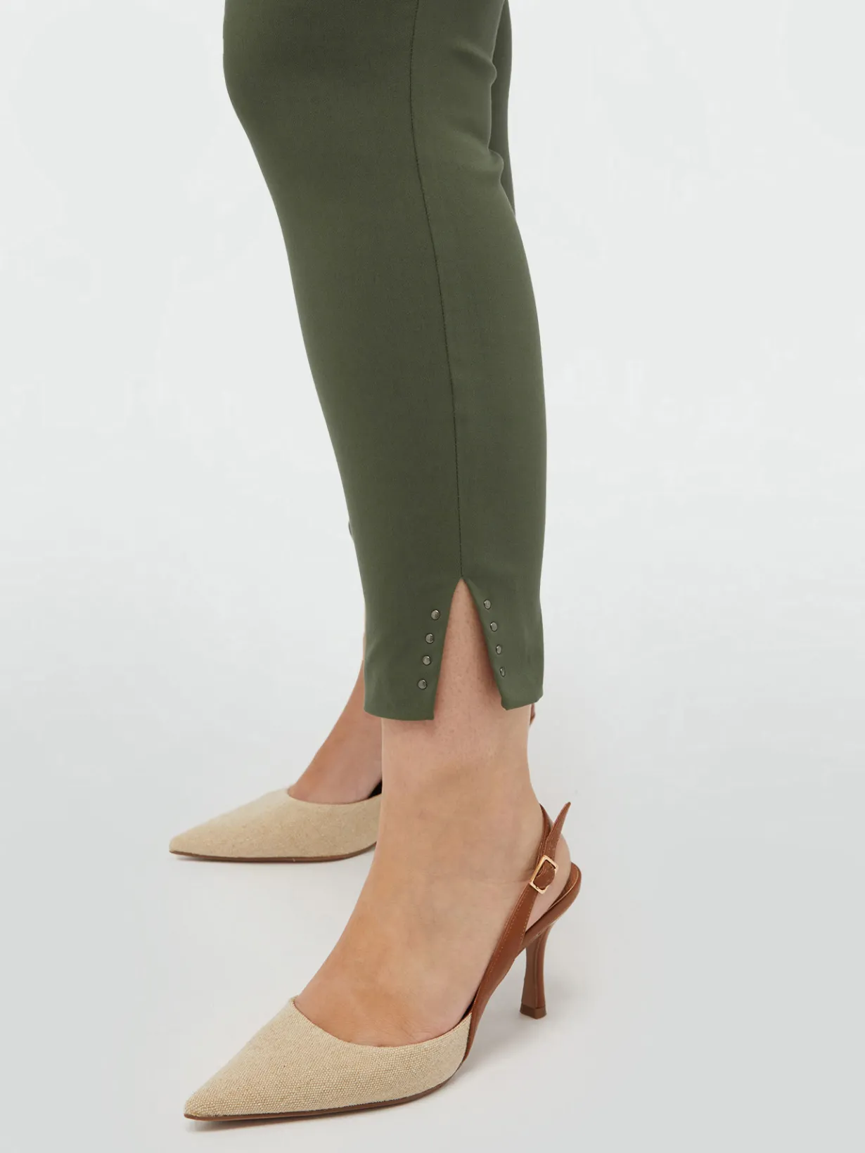 Fiorella Rubino Pantaloni|Pantaloni Skinny In Viscosa LENZING™ ECOVERO™