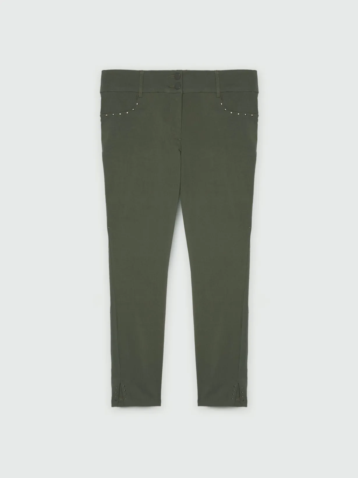 Fiorella Rubino Pantaloni|Pantaloni Skinny In Viscosa LENZING™ ECOVERO™