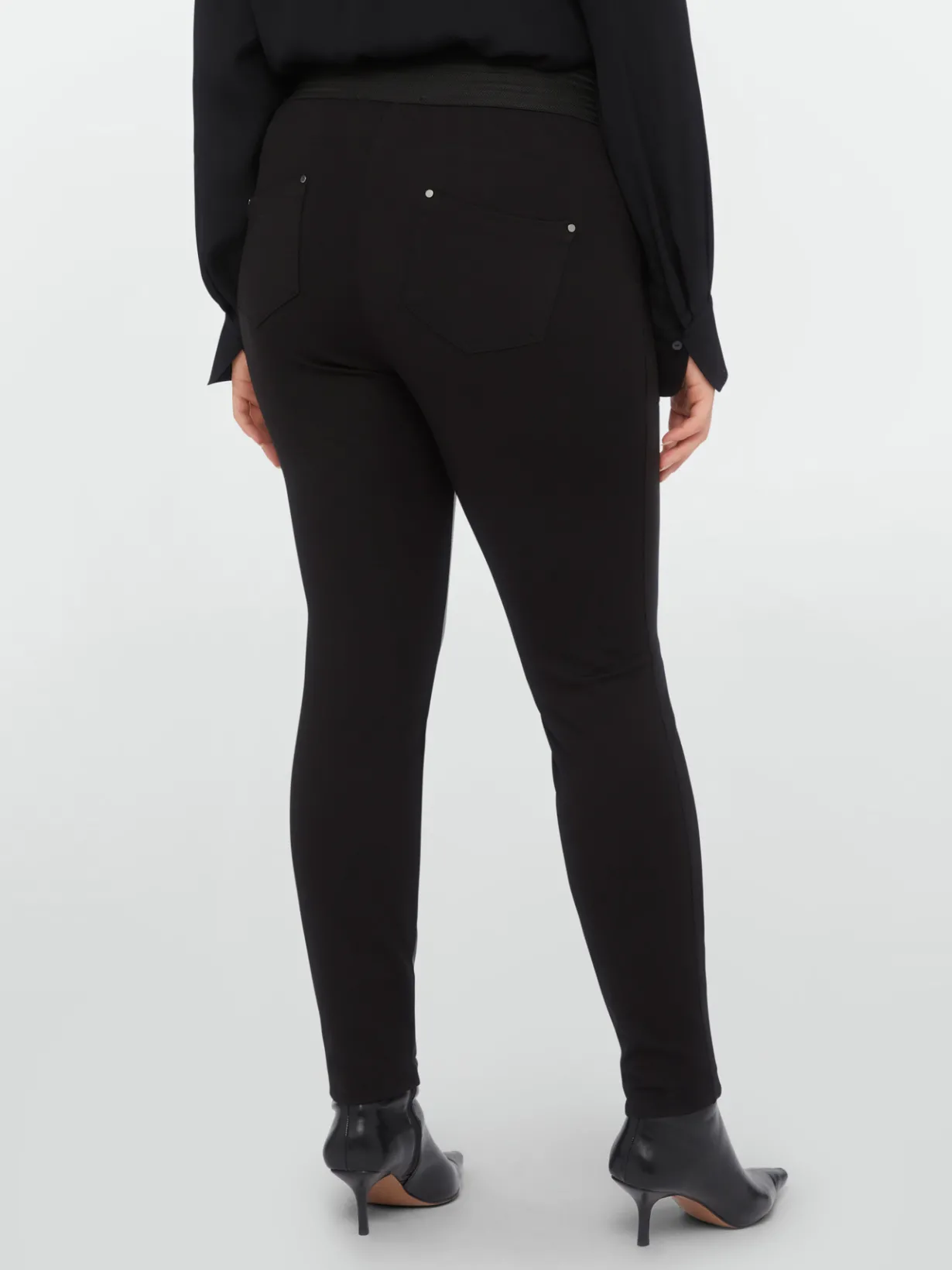 Fiorella Rubino Pantaloni|Pantaloni Skinny In Viscosa LENZING™ ECOVERO™