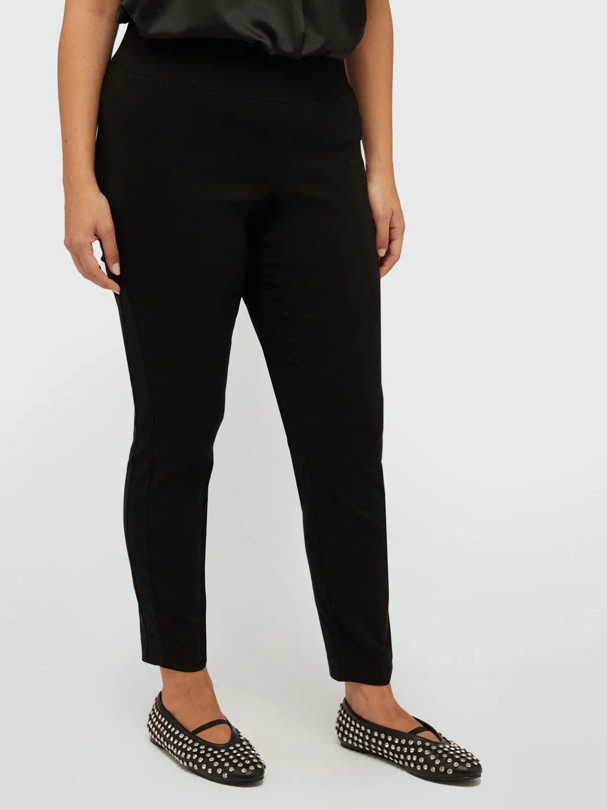 Fiorella Rubino Pantaloni|Pantaloni Skinny In Viscosa LENZING™ ECOVERO™