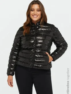 Fiorella Rubino Piumini|Piumino Full Paillettes Con Imbottitura Sorona® Aura
