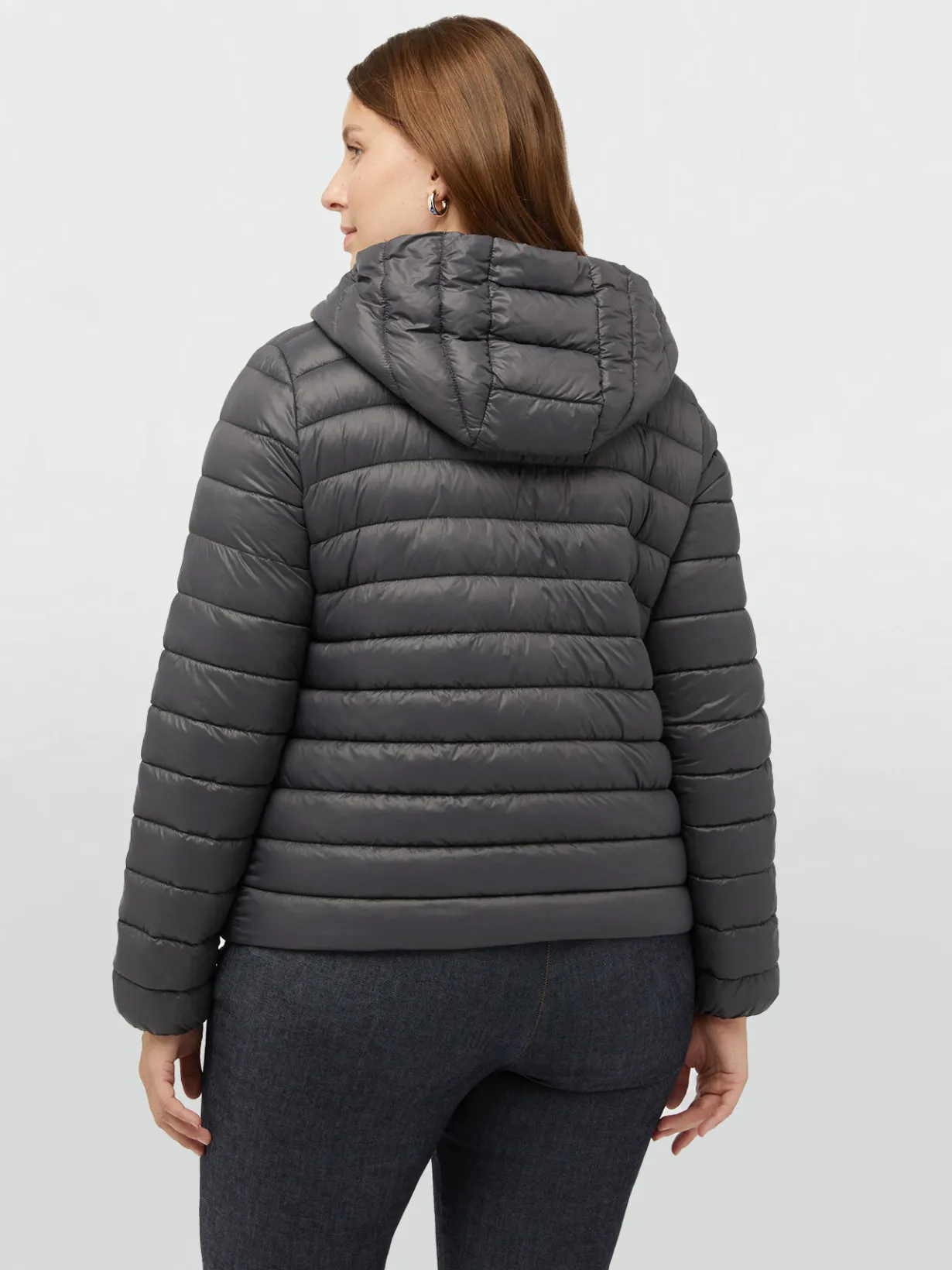 Fiorella Rubino Piumini|Piumino Leggero Con Cappuccio In Sorona® Aura