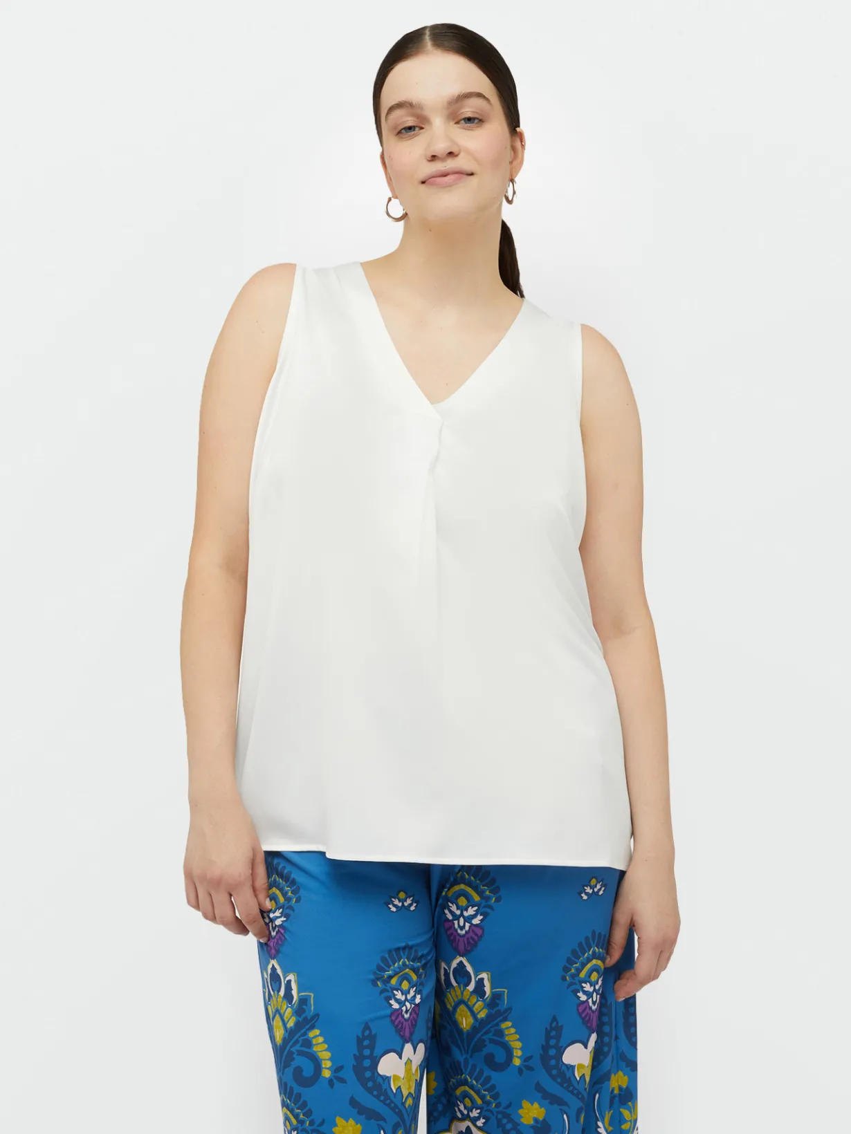 Fiorella Rubino Top E T-Shirt|Completi Colorati|Top Con Piega Davanti