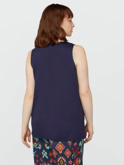 Fiorella Rubino Top E T-Shirt|Top Con Piega Davanti