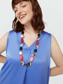 Fiorella Rubino Top E T-Shirt|Top Con Piega Davanti