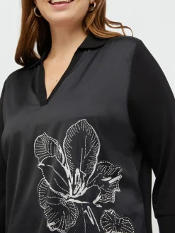 Fiorella Rubino Top E T-Shirt|T-shirt Con Fiore Davanti
