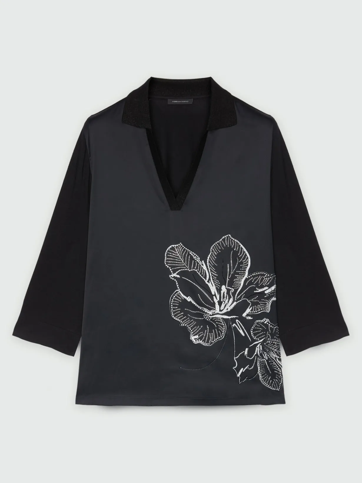Fiorella Rubino Top E T-Shirt|T-shirt Con Fiore Davanti