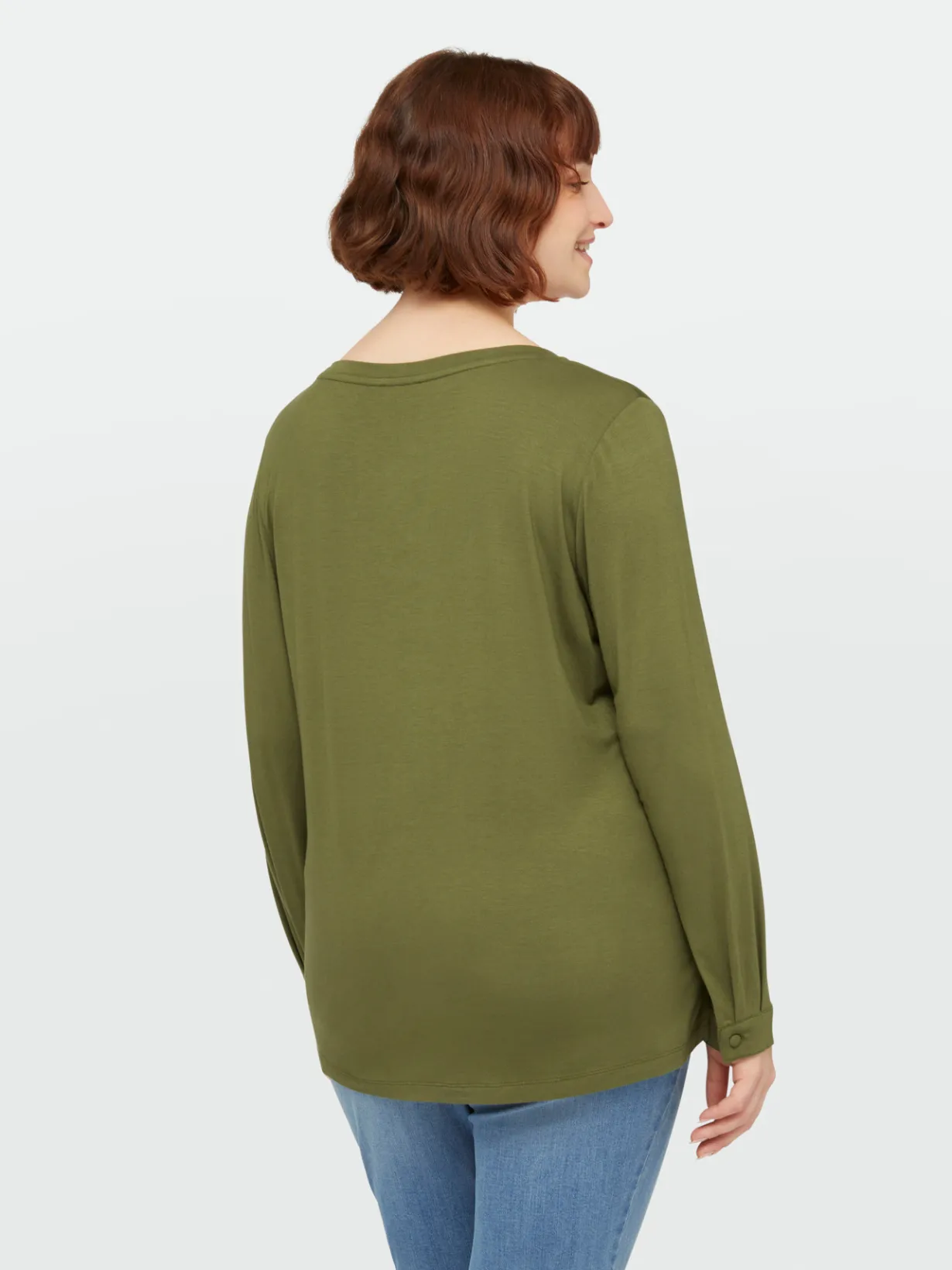 Fiorella Rubino Top E T-Shirt|T-shirt Con Scollo A V In Due Tessuti