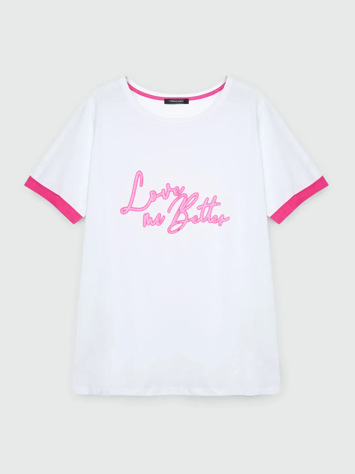 Fiorella Rubino Top E T-Shirt|T-shirt Con Scritta