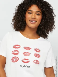 Fiorella Rubino Top E T-Shirt|T-shirt Con Stampa