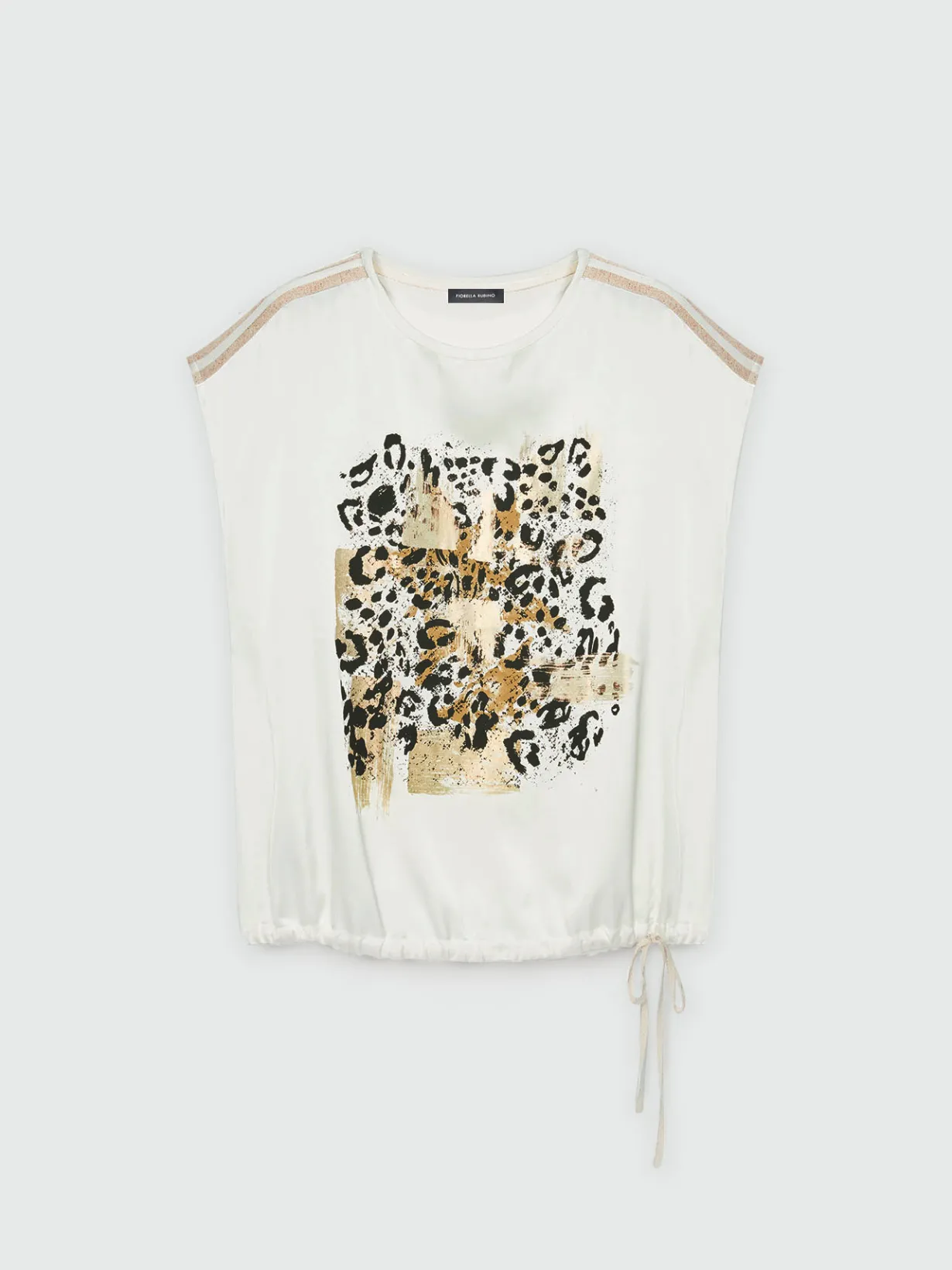 Fiorella Rubino Top E T-Shirt|T-shirt Con Stampa Animalier