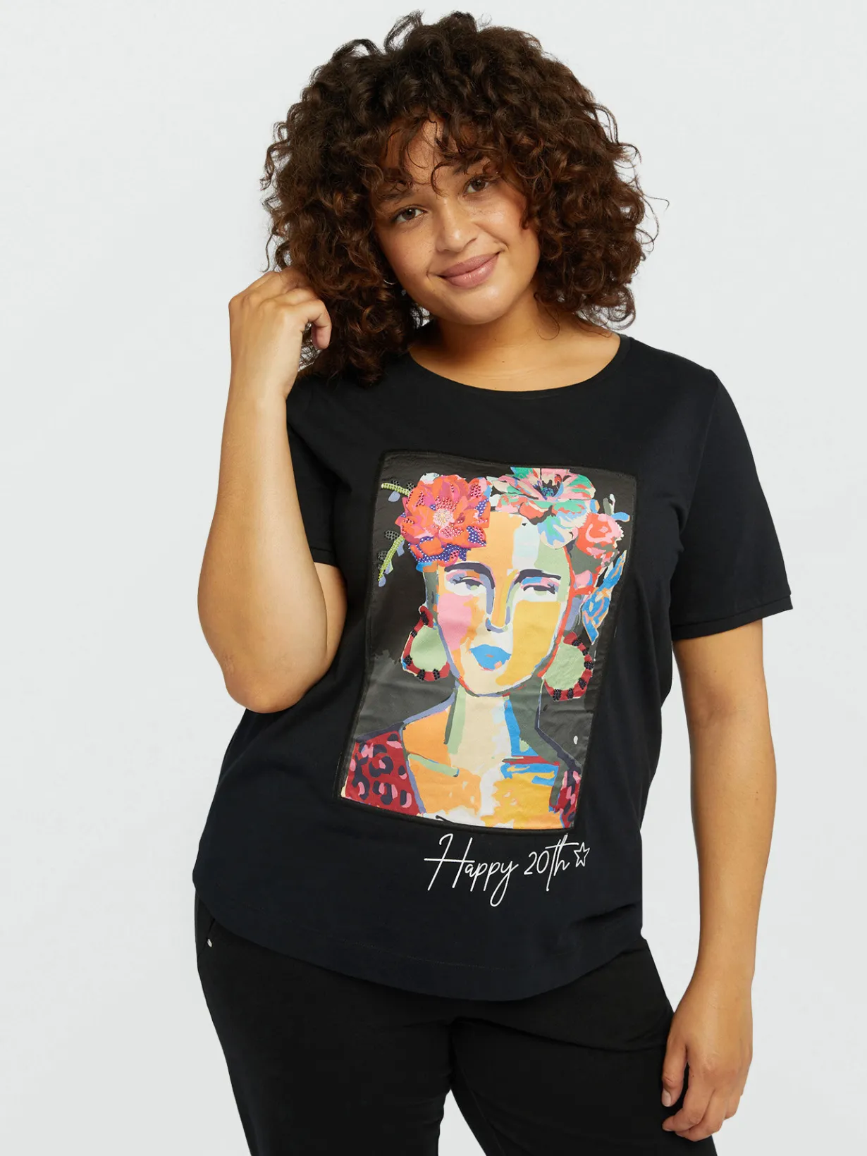 Fiorella Rubino Top E T-Shirt|T-shirt Happy 20th