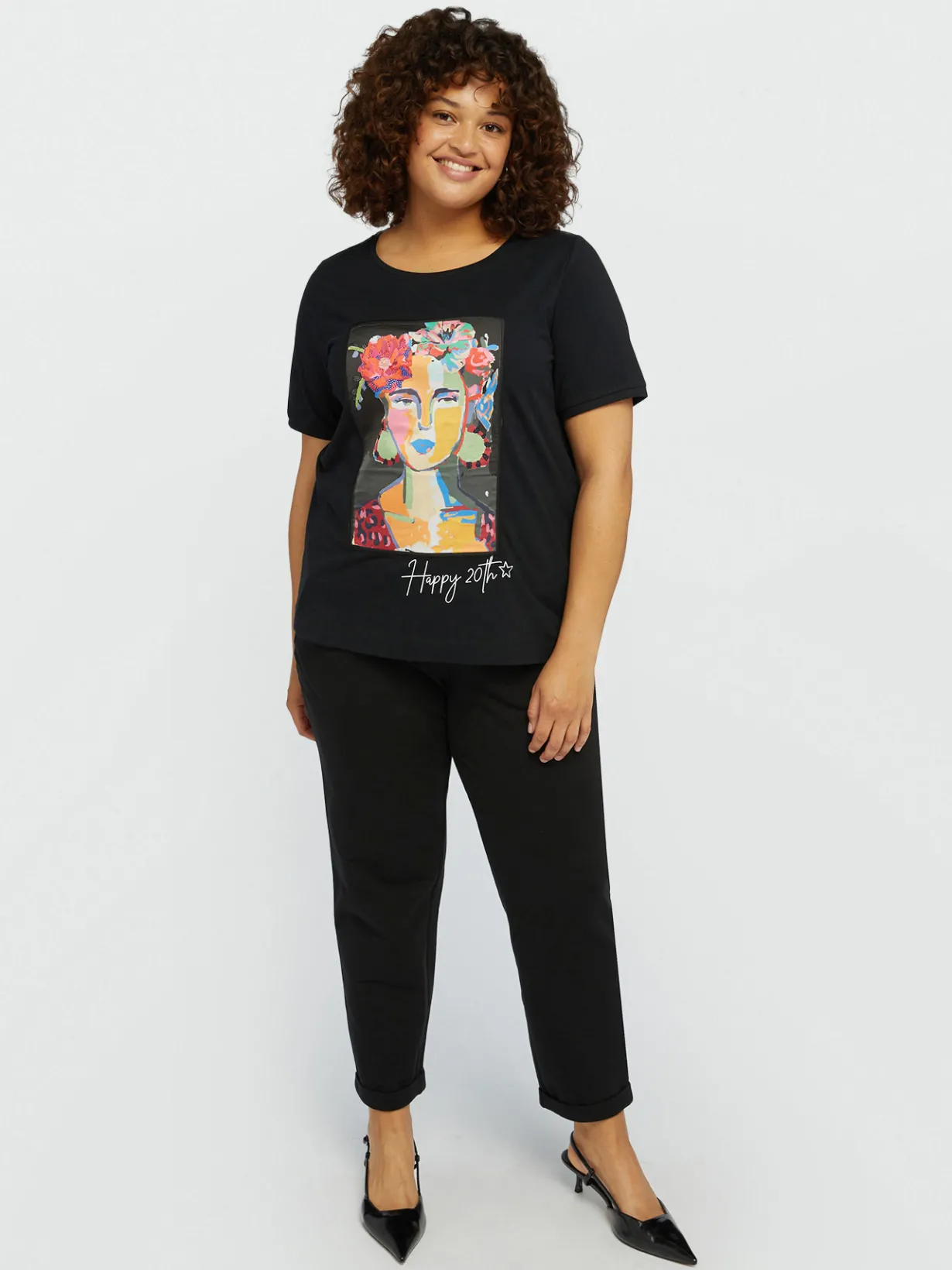 Fiorella Rubino Top E T-Shirt|T-shirt Happy 20th