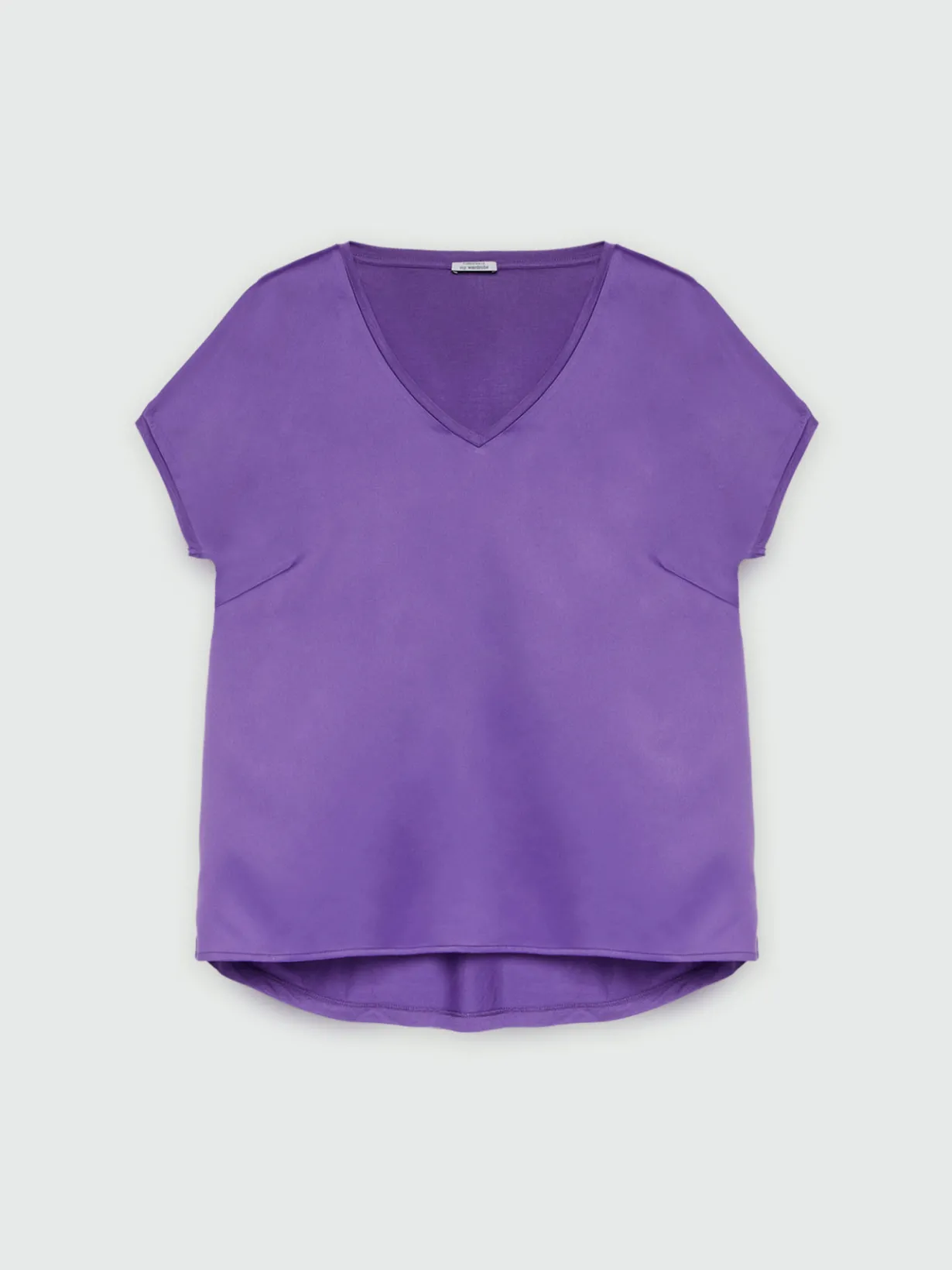 Fiorella Rubino Top E T-Shirt|T-shirt In Raso E Jersey