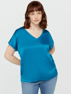 Fiorella Rubino Top E T-Shirt|T-shirt In Raso E Jersey