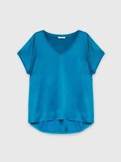 Fiorella Rubino Top E T-Shirt|T-shirt In Raso E Jersey