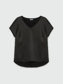 Fiorella Rubino Top E T-Shirt|T-shirt In Raso E Jersey
