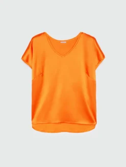 Fiorella Rubino Top E T-Shirt|T-shirt In Raso E Jersey