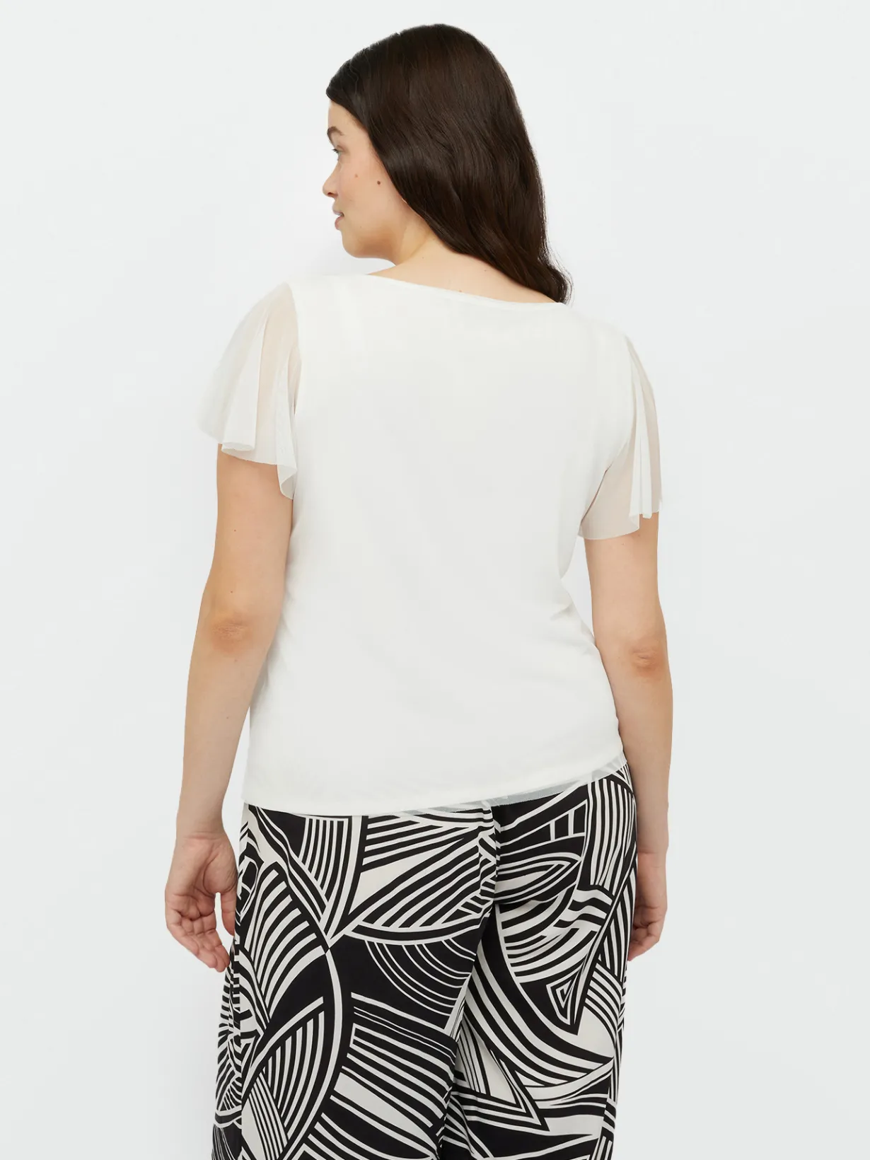 Fiorella Rubino Top E T-Shirt|T-shirt In Tulle