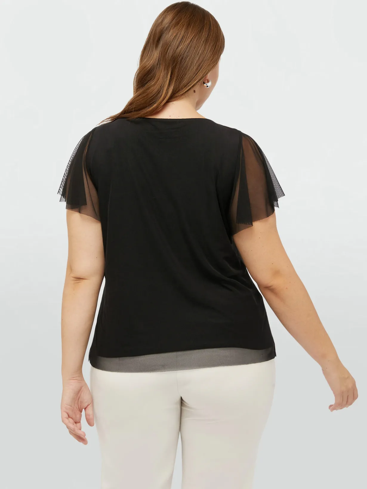 Fiorella Rubino Top E T-Shirt|T-shirt In Tulle
