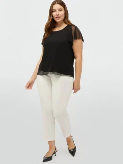 Fiorella Rubino Top E T-Shirt|T-shirt In Tulle