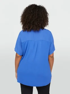 Fiorella Rubino Top E T-Shirt|T-shirt In Viscosa LENZING™ ECOVERO™ Con Ricamo