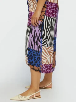 Fiorella Rubino Vestiti|Vestito Chemisier Animalier
