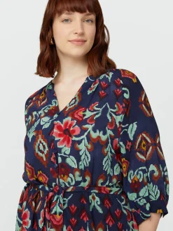 Fiorella Rubino Vestiti|Vestito Stampato Con Cintura
